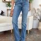 Judy Blue Full Size Mid-Rise Waist Straight Jeans