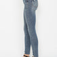 Judy Blue Full Size Tummy Control Vintage Wash Hem Destroy Skinny Jeans