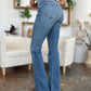 Judy Blue Full Size Mid-Rise Waist Straight Jeans