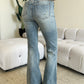 Judy Blue Full Size Mid Rise Flare Jeans